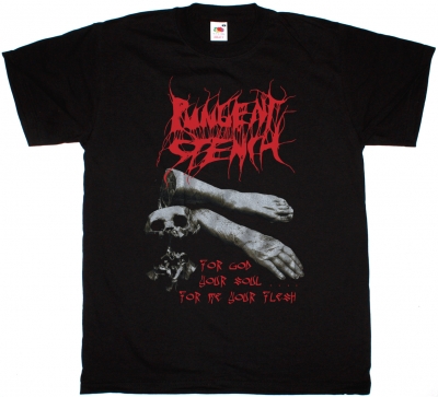 PUNGENT STENCH FOR GOD YOUR SOUL FOR ME YOUR FLESH NEW  BLACK T-SHIRT