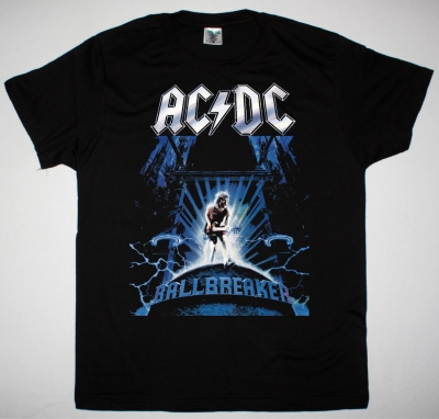 AC DC BALLBREAKER 1995 AC/DC NEW BLACK T-SHIRT