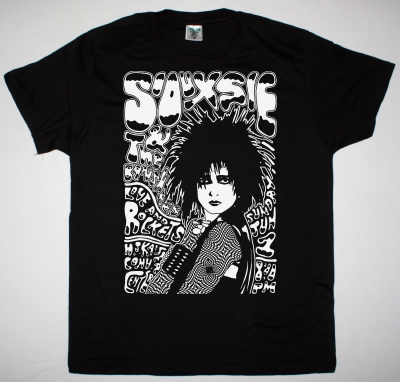 SIOUXSIE AND THE BANSHEES LIVE AT ROCKETS NEW BLACK T-SHIRT