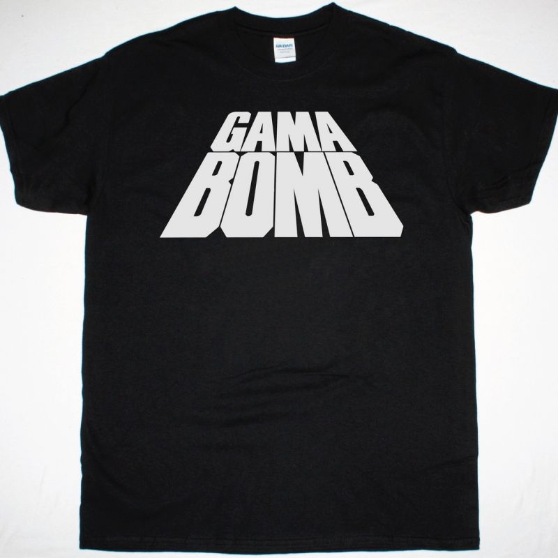 GAMA BOMB LOGO NEW BLACK T-SHIRT