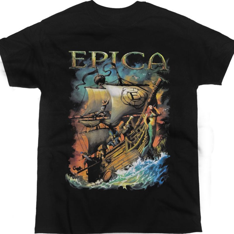 EPICA 70000 TONS OF METAL NEW BLACK T-SHIRT