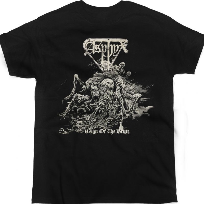 ASPHYX REIGN OF THE BRUTE NEW BLACK T-SHIRT