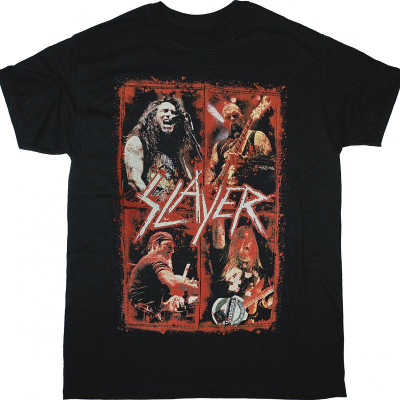 SLAYER BAND IN BLOOD NEW BLACK T-SHIRT