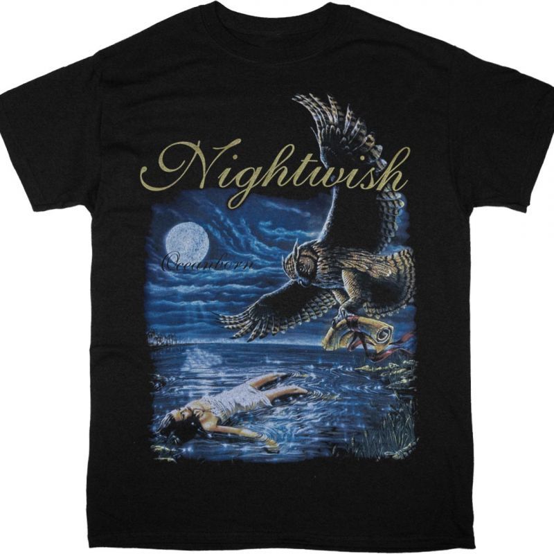 NIGHTWISH OCEANBORN NEW BLACK T-SHIRT
