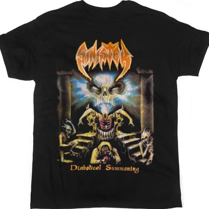 SINISTER DIABOLICAL SUMMONING NEW BLACK T-SHIRT