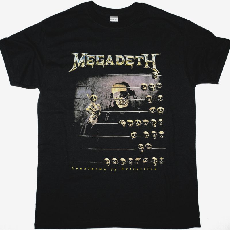 MEGADETH COUNTDOWN TO EXTINCTION NEW BLACK T-SHIRT