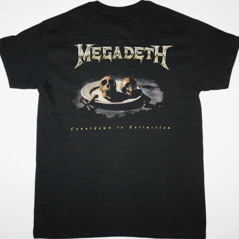 MEGADETH COUNTDOWN TO EXTINCTION NEW BLACK T-SHIRT