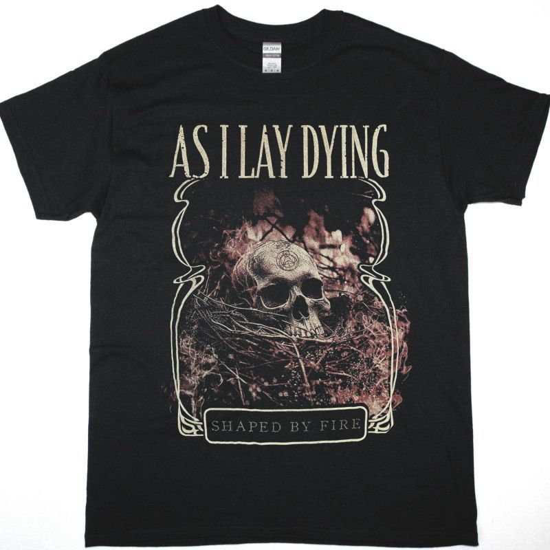 AS I LAY DYING SHAPED BY FIRE NEW BLACK T-SHIRT