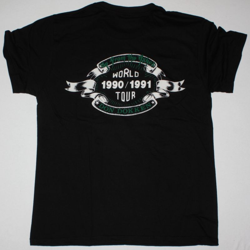 DON DOKKEN UP FROM THE ASHES NEW BLACK  T-SHIRT