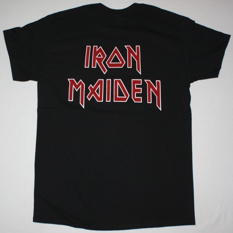 IRON MAIDEN EDDIE MIDDLE FINGER CANDLE NEW BLACK T SHIRT