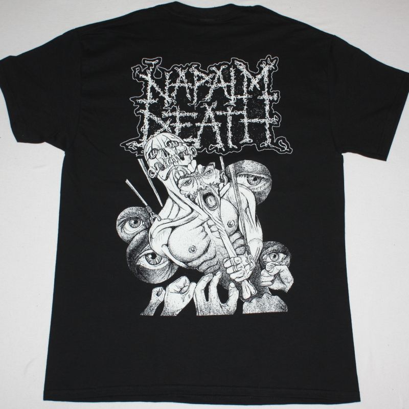 NAPALM DEATH MASS APPEAL MADNESS NEW BLACK T-SHIRT