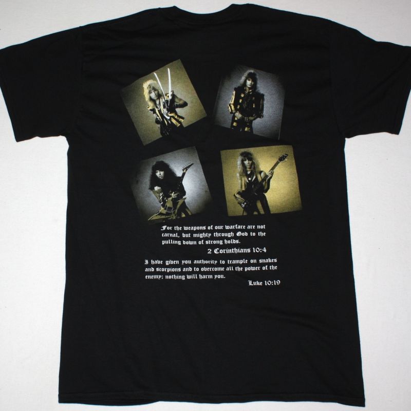STRYPER SOLDIERS UNDER COMMAND NEW BLACK T-SHIRT