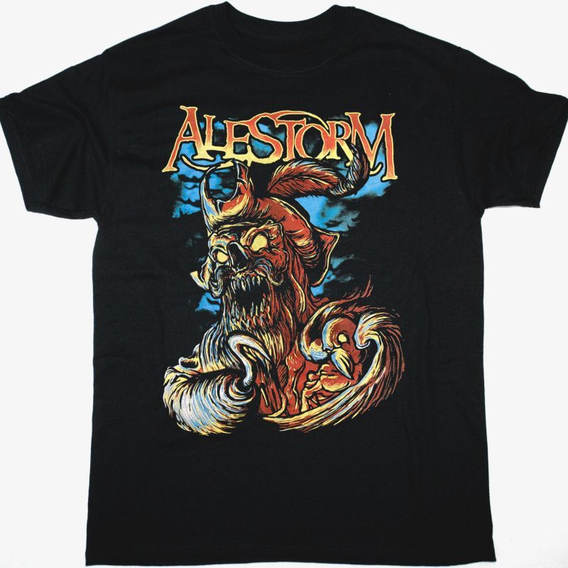 ALESTORM GET DRUNK OR DIE NEW BLACK T-SHIRT