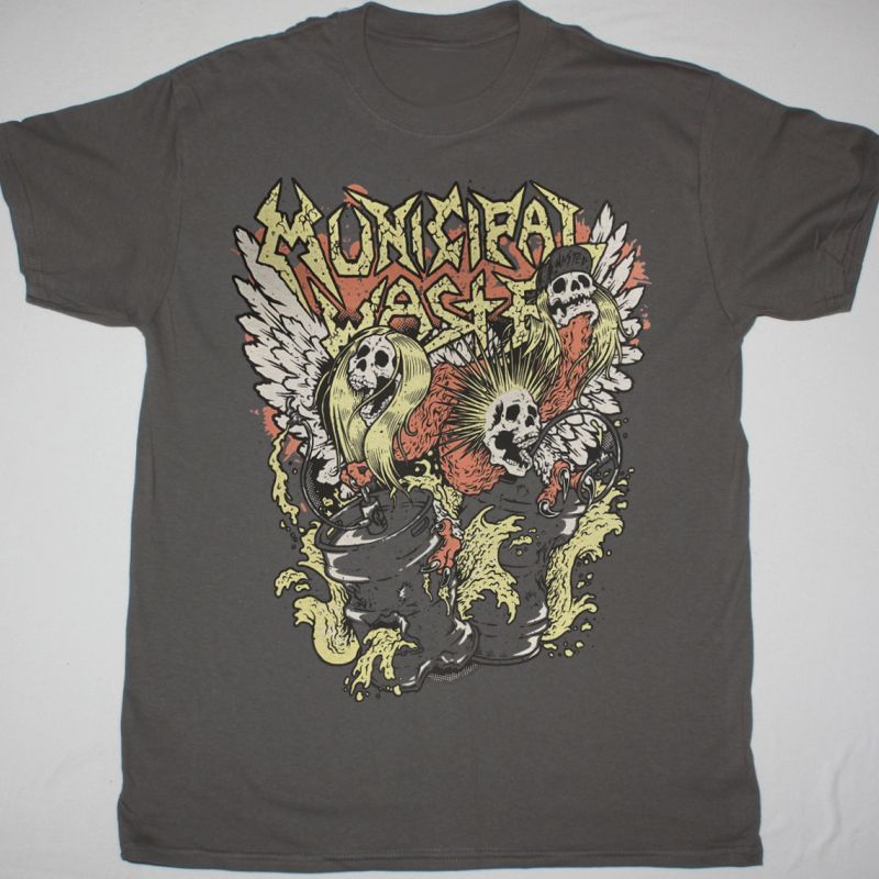 MUNICIPAL WASTE TNT NEW GREY T-SHIRT