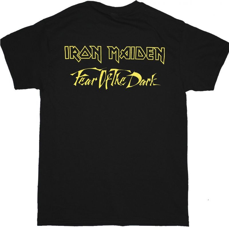 IRON MAIDEN FEAR OF THE DARK 1992 NEW BLACK T-SHIRT