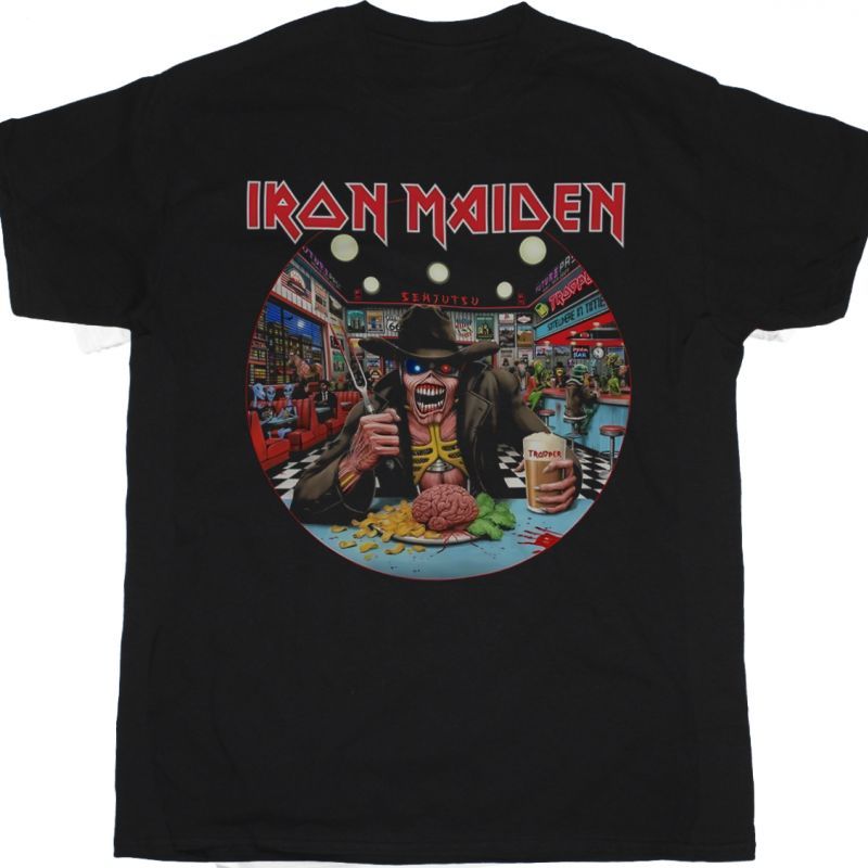 IRON MAIDEN THE FUTURE PAST TOUR 2024 USA NEW BLACK T-SHIRT