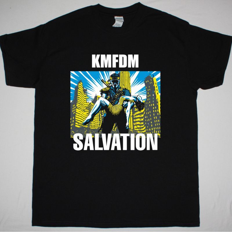 KMFDM SALVATION NEW BLACK T SHIRT
