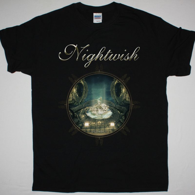 NIGHTWISH DECADES NORTH AMERICA 2018 TOUR NEW BLACK T-SHIRT