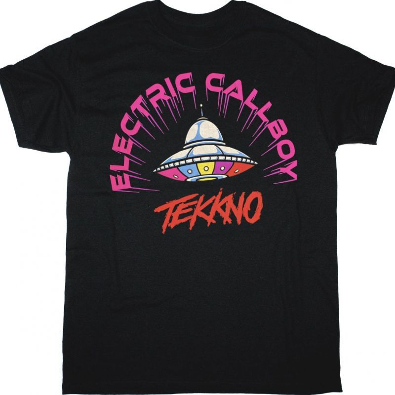 ELECTRIC CALLBOY TEKKNO NEW BLACK T-SHIRT