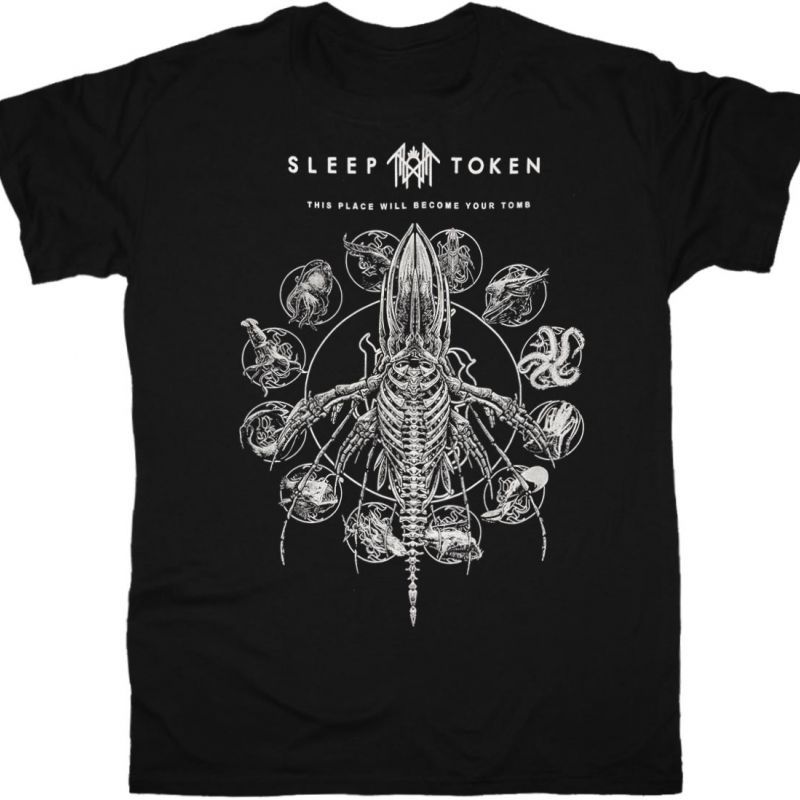 SLEEP TOKEN THIS PLACE WILL BECOME YOUR TOMB NEW BLACK T-SHIRT