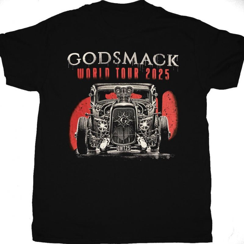 GODSMACK WORLD TOUR 2025 BLACK T-SHIRT