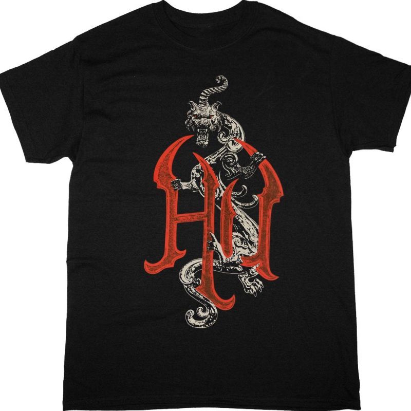 THE HU DRAGON NEW BLACK T-SHIRT