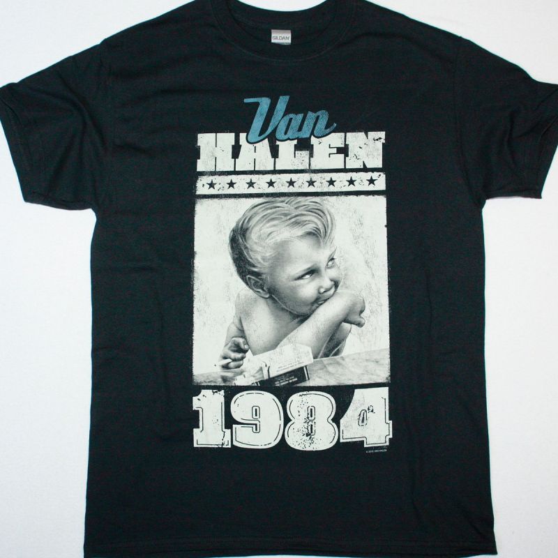 VAN HALEN 1984 NEW BLACK T SHIRT