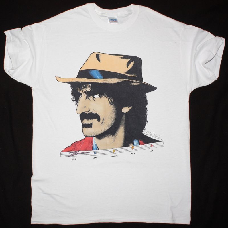 FRANK ZAPPA YOU ARE WHAT YOU IS NORTH AMERICAN TOUR NEW WHITE T-SHIRT