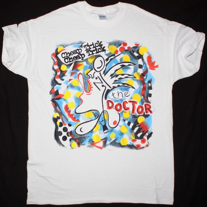 CHEAP TRICK THE DOCTOR NEW WHITE T-SHIRT