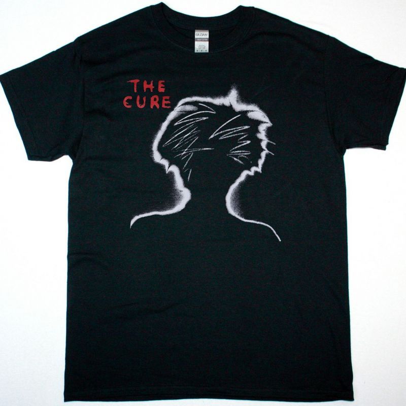 THE CURE HEAD ON A DOOR NEW BLACK T-SHIRT