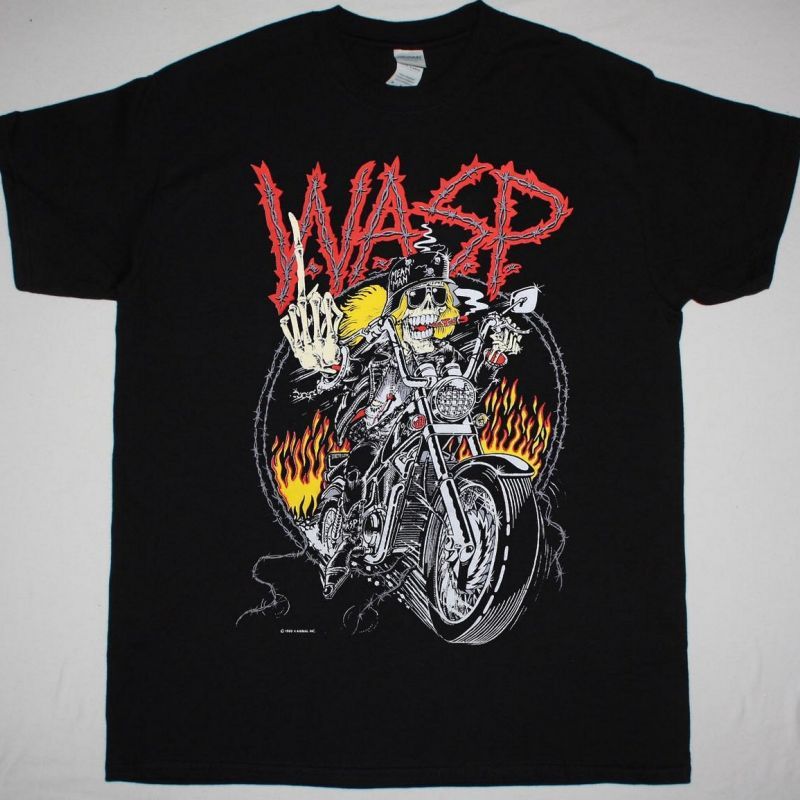 W.A.S.P. I’M A MEAN MOTHERFUCKING MAN NEW BLACK T-SHIRT