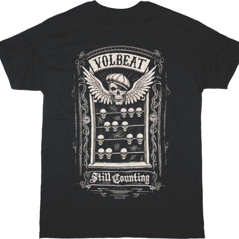 VOLBEAT STILL COUNTING NEW BLACK T-SHIRT