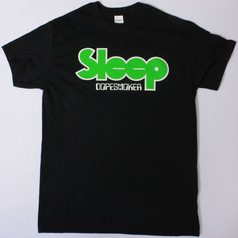 SLEEP DOPESMOKER LOGO NEW BLACK T-SHIRT