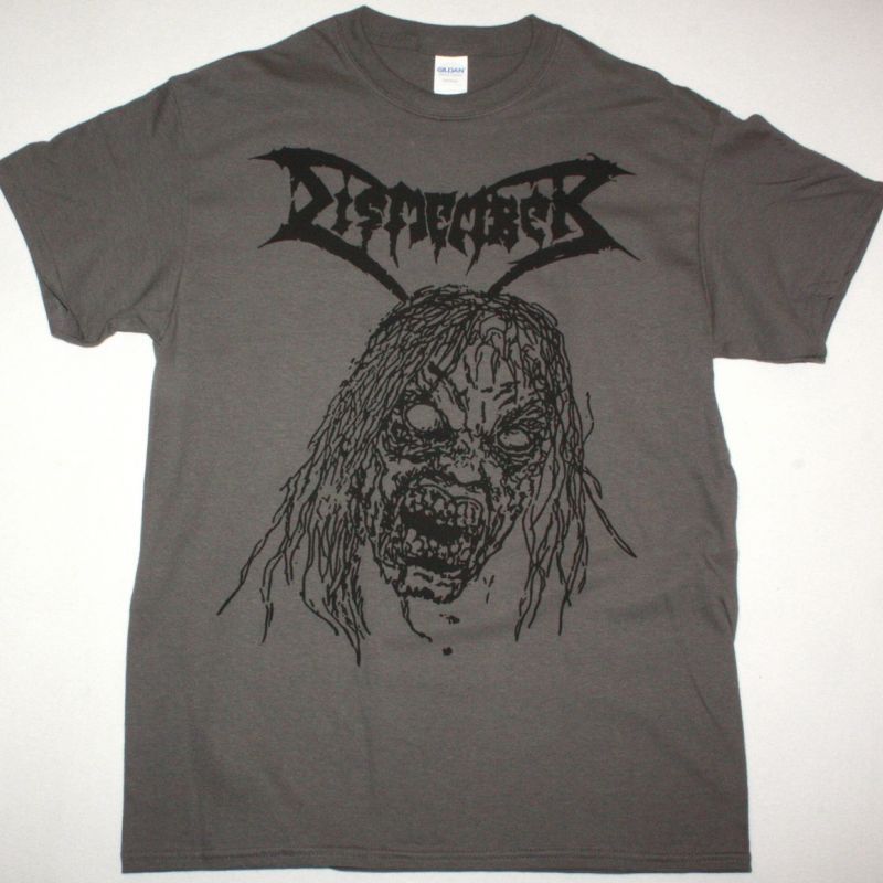 DISMEMBER REHEARSAL DEMO NEW GREY CHARCOAL T-SHIRT