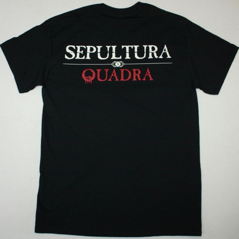 SEPULTURA QUADRA NEW BLACK T SHIRT