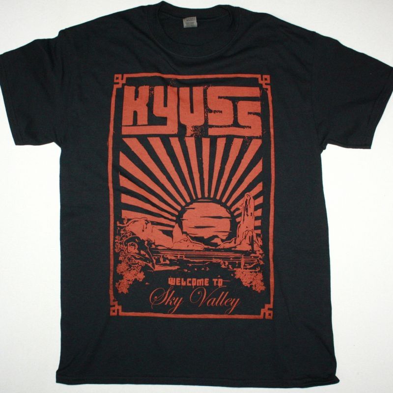 KYUSS WELCOME TO SKY VALLEY NEW BLACK T-SHIRT