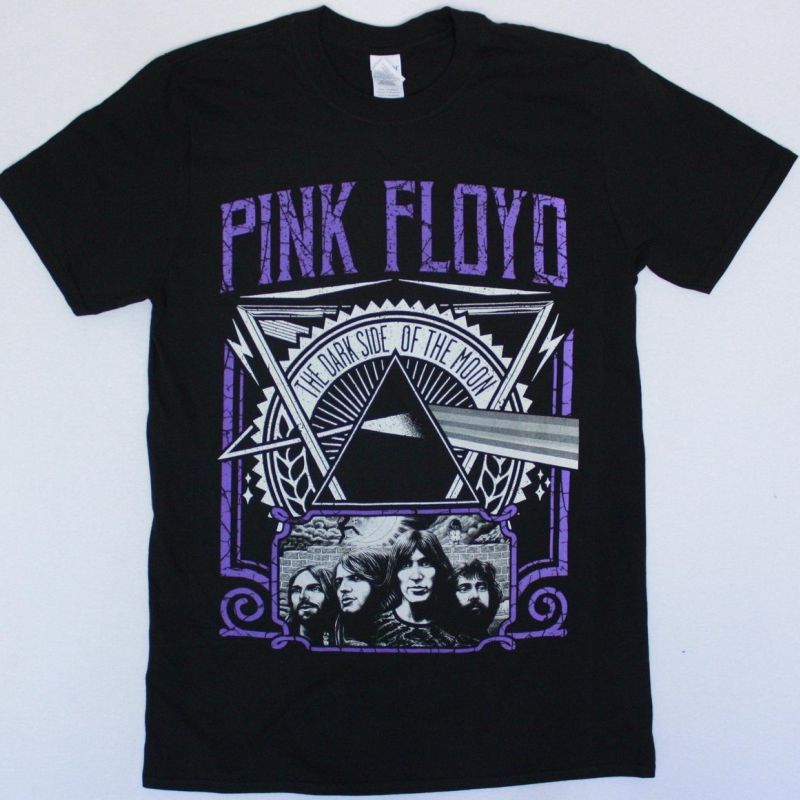 PINK FLOYD THE DARK SIDE OF THE MOON TOUR NEW BLACK T-SHIRT