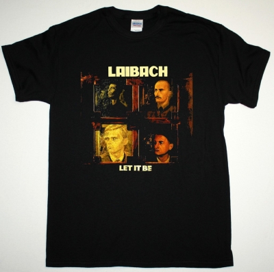 LAIBACH LET IT BE 1988 NEW BLACK T-SHIRT
