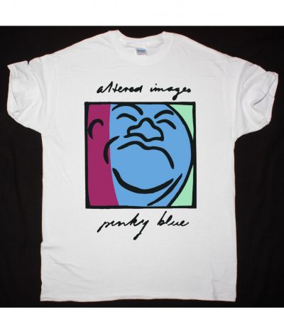 ALTERED IMAGES PINKY BLUE NEW WHITE T SHIRT