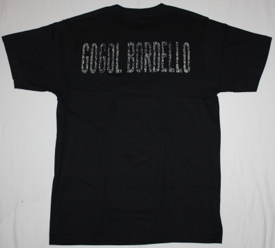 GOGOL BORDELLO BAND  NEW BLACK T-SHIRT