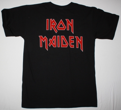IRON MAIDEN SOMEWHERE IN TIME 1986 NEW BLACK T-SHIRT