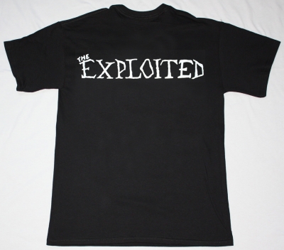 THE EXPLOITED DEATH BEFORE DISHONOUR'87 NEW BLACK T-SHIRT