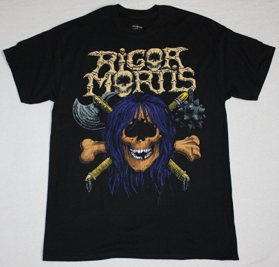 RIGOR MORTIS 1988 NEW BLACK T-SHIRT