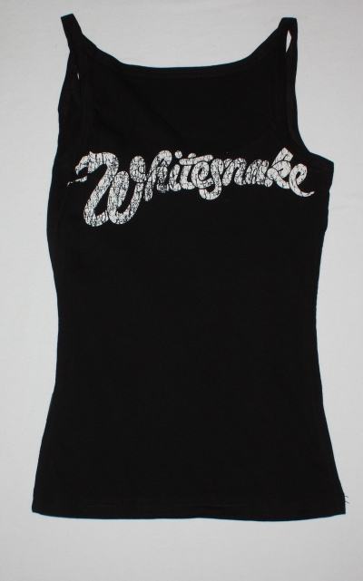 WHITESNAKE COME AN' GET IT NEW VERY RARE BLACK WOMAN'S VEST TANK TOP