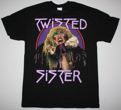 TWISTED SISTER STAY HUNGRY 84 NEW BLACK T-SHIRT