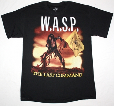 W.A.S.P. THE LAST COMMAND '85  NEW BLACK T-SHIRT