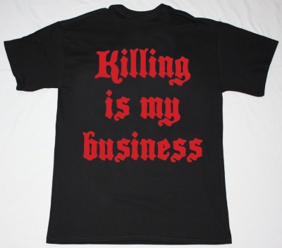 MEGADETH KILLING IS MY BUSINESS'85  NEW BLACK T-SHIRT