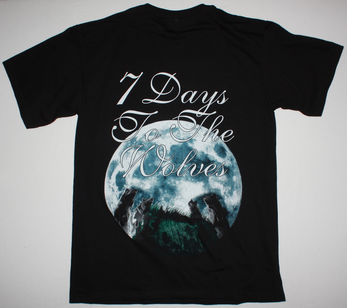 NIGHTWISH SEVEN DAYS TO THE WOLVES NEW BLACK T-SHIRT