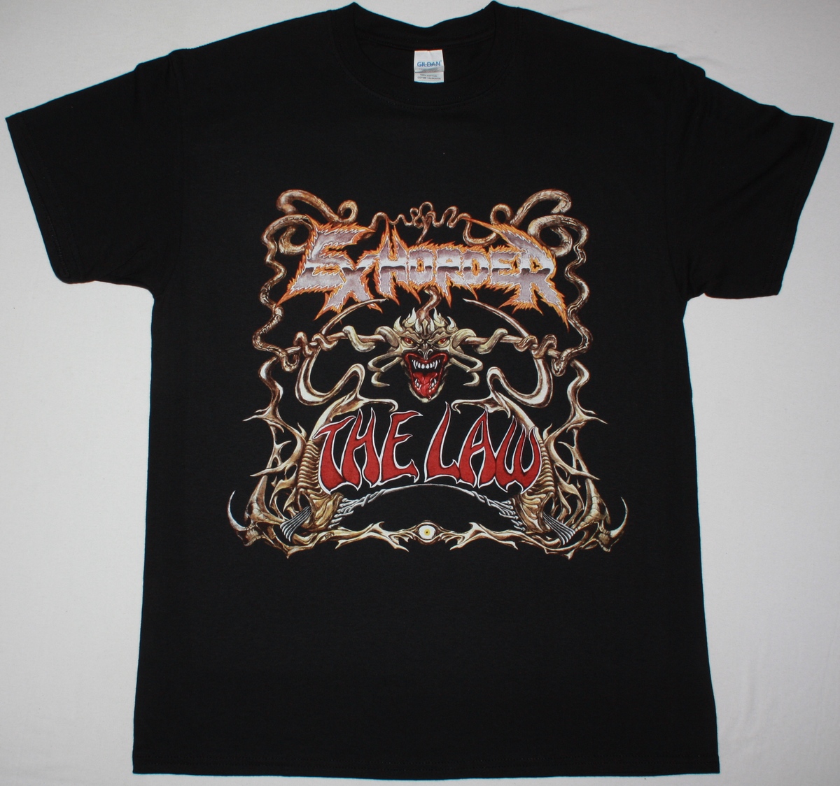 EXHORDER THE LAW NEW BLACK T-SHIRT - Best Rock T-shirts