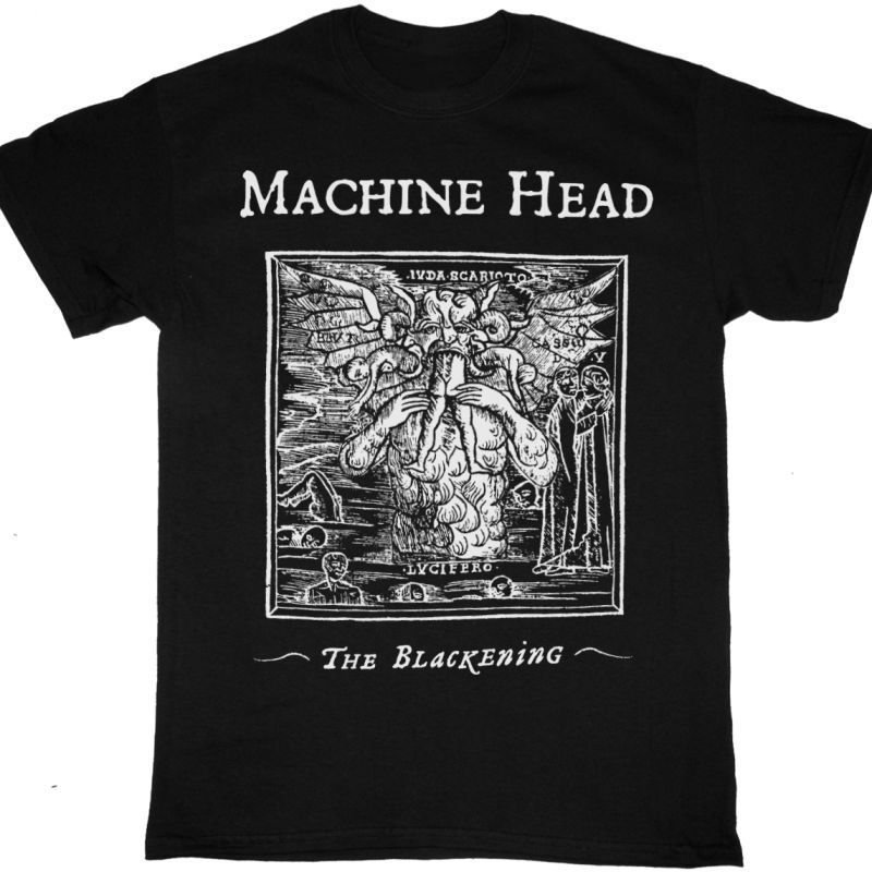 MACHINE HEAD THE BLACKENING LVCIFERO NEW BLACK T-SHIRT